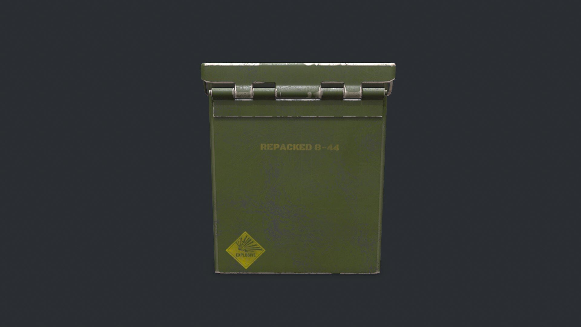 Military Supply Box Low-poly PBR Low-poly 3D model_38