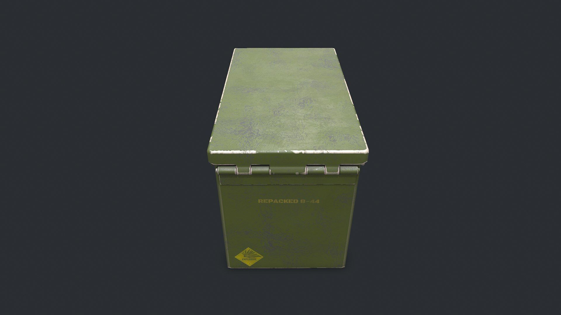 Military Supply Box Low-poly PBR Low-poly 3D model_40