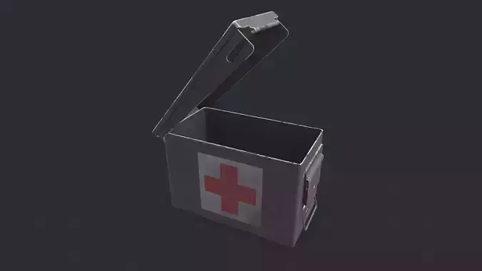 Military Supply Box Low-poly PBR