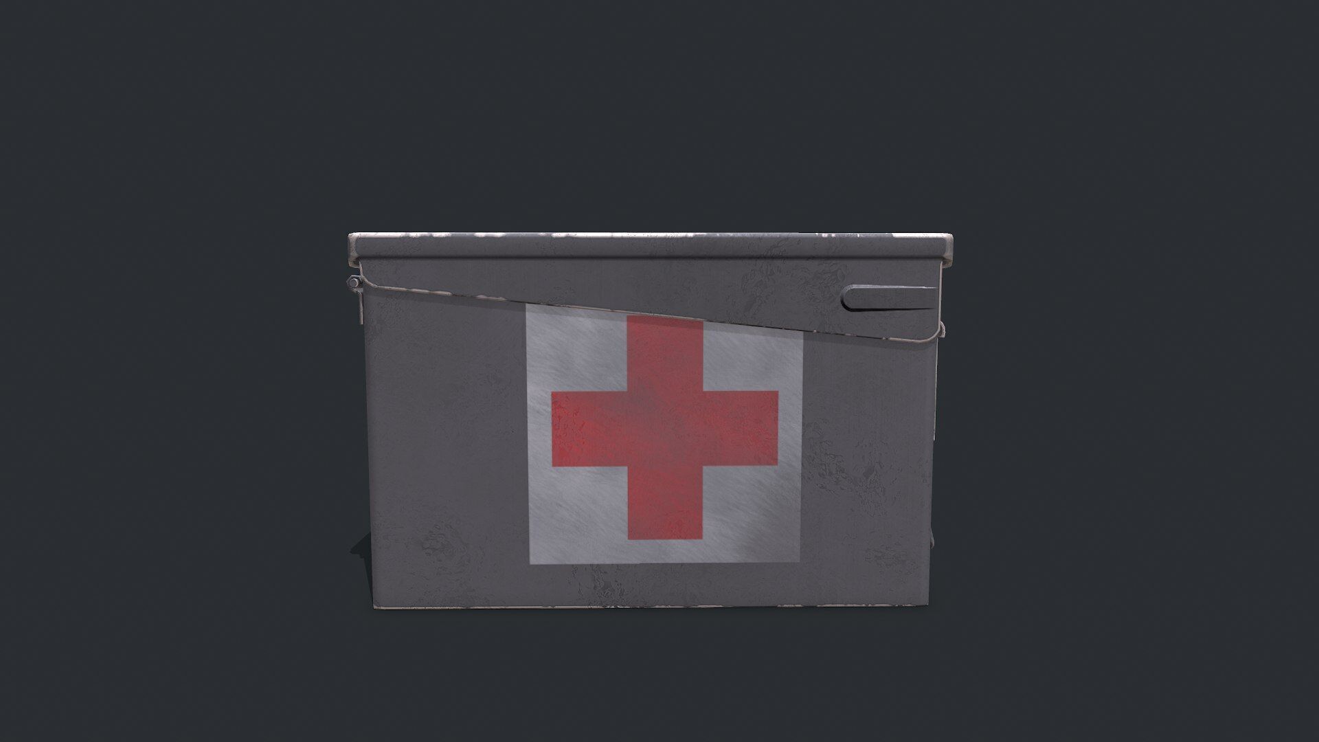 Military Supply Box Low-poly PBR Low-poly 3D model_49