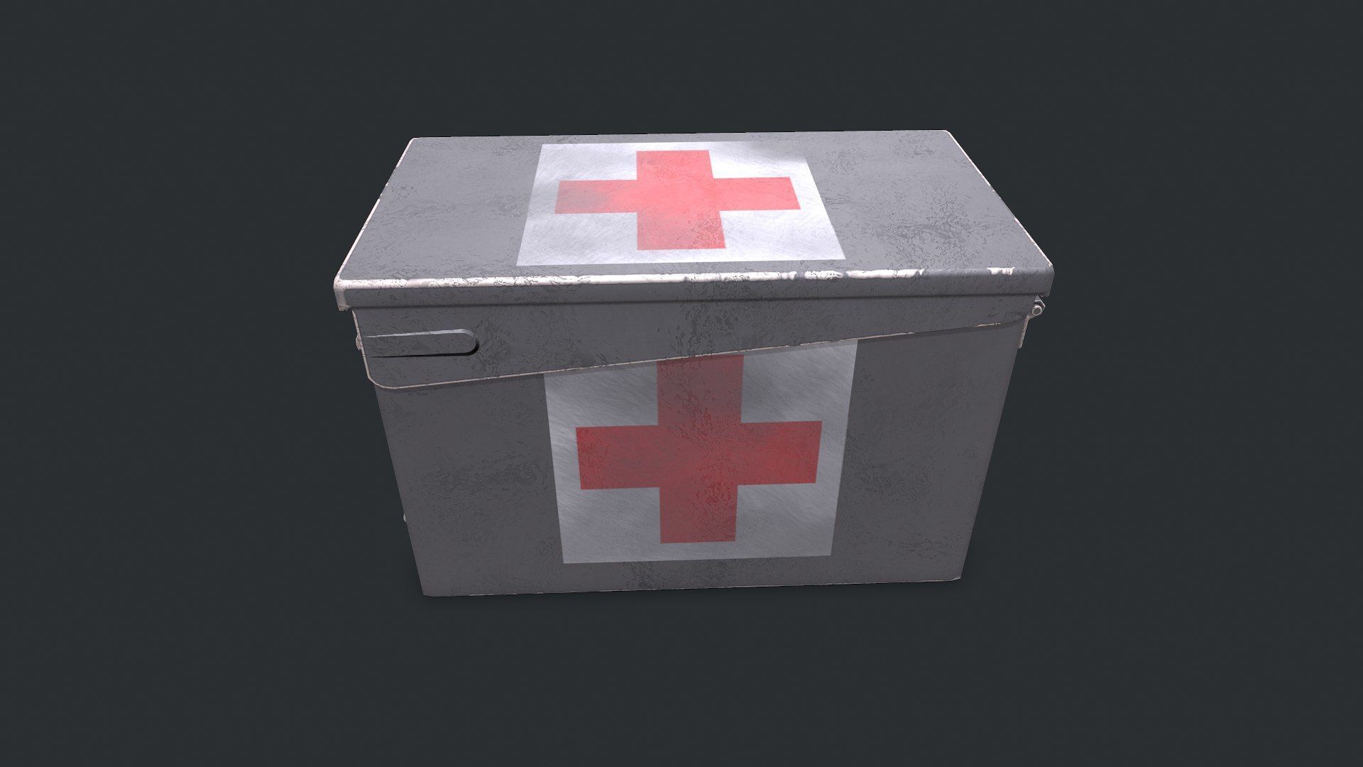 Military Supply Box Low-poly PBR Low-poly 3D model_27
