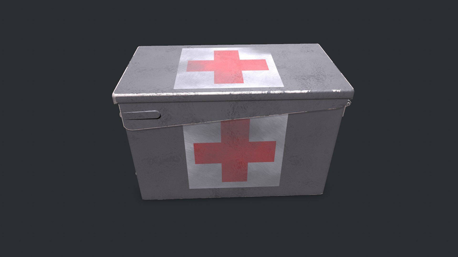 Military Supply Box Low-poly PBR Low-poly 3D model_28