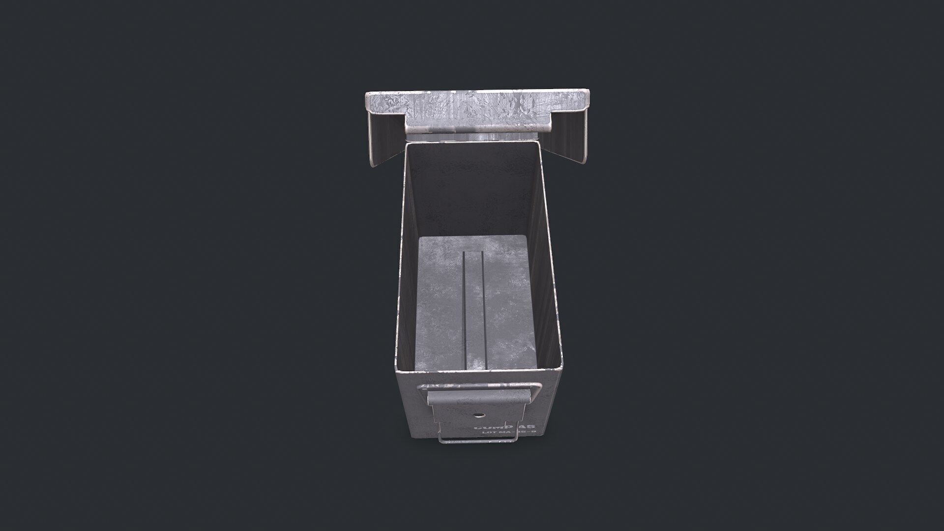 Military Supply Box Low-poly PBR Low-poly 3D model_7