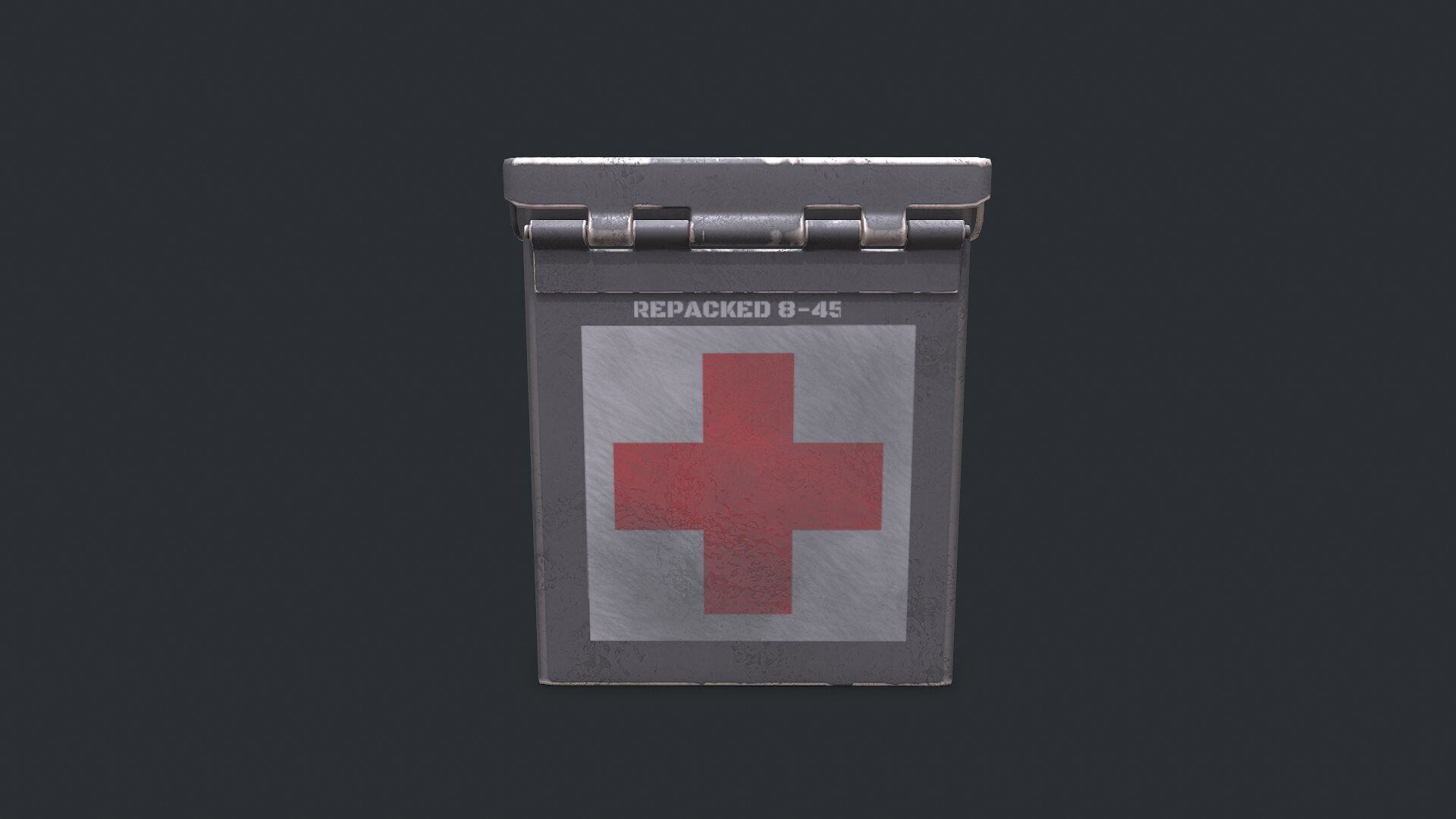 Military Supply Box Low-poly PBR Low-poly 3D model_36