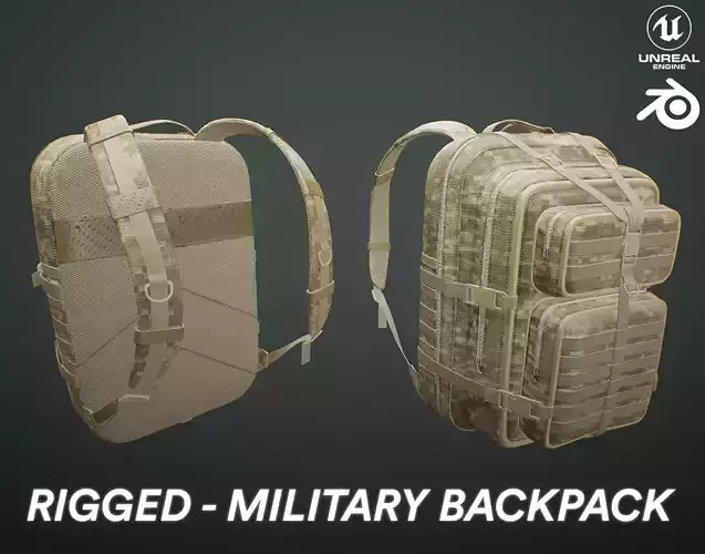 Rigged Military Backpack