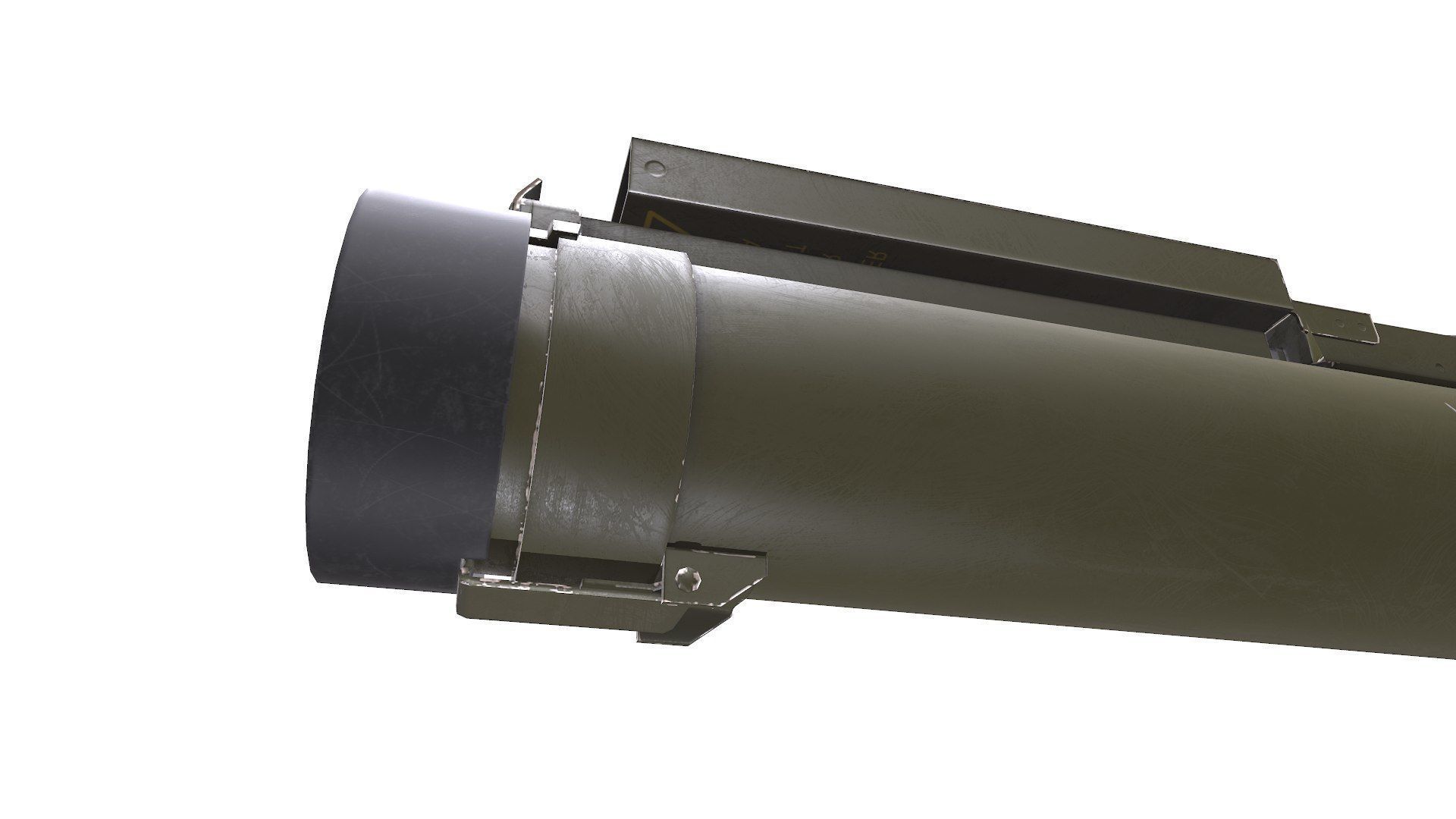 M72 LAW light Anti Tank Weapon Low-poly PBR Low-poly 3D model_30