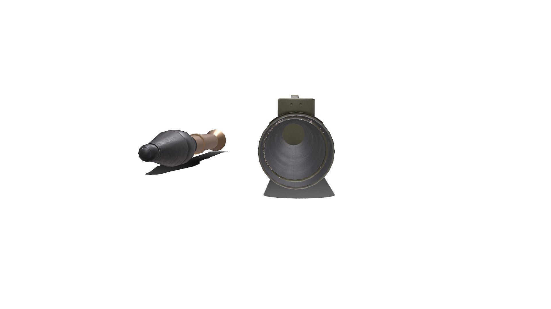 M72 LAW light Anti Tank Weapon Low-poly PBR Low-poly 3D model_15