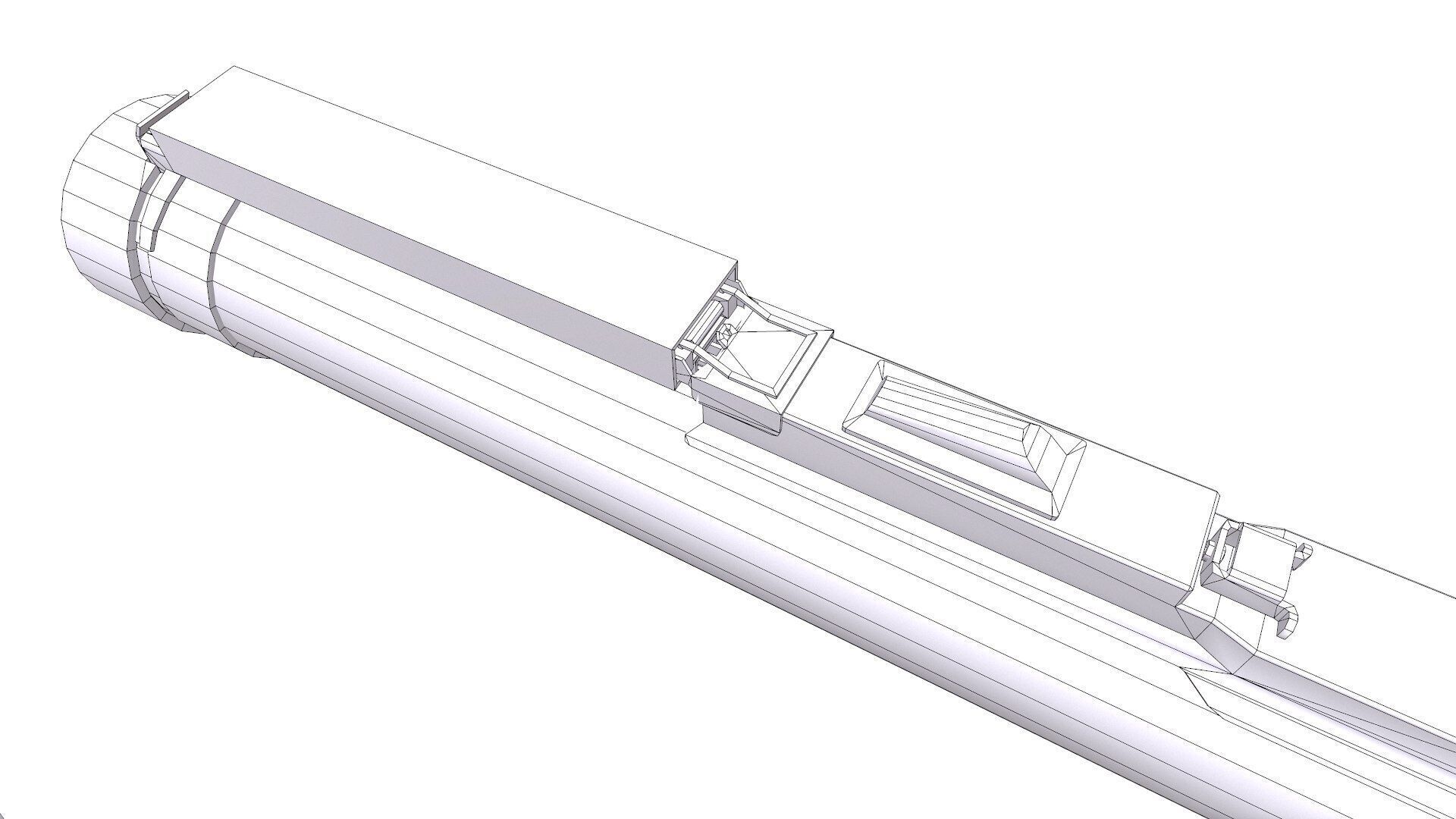 M72 LAW light Anti Tank Weapon Low-poly PBR Low-poly 3D model_39