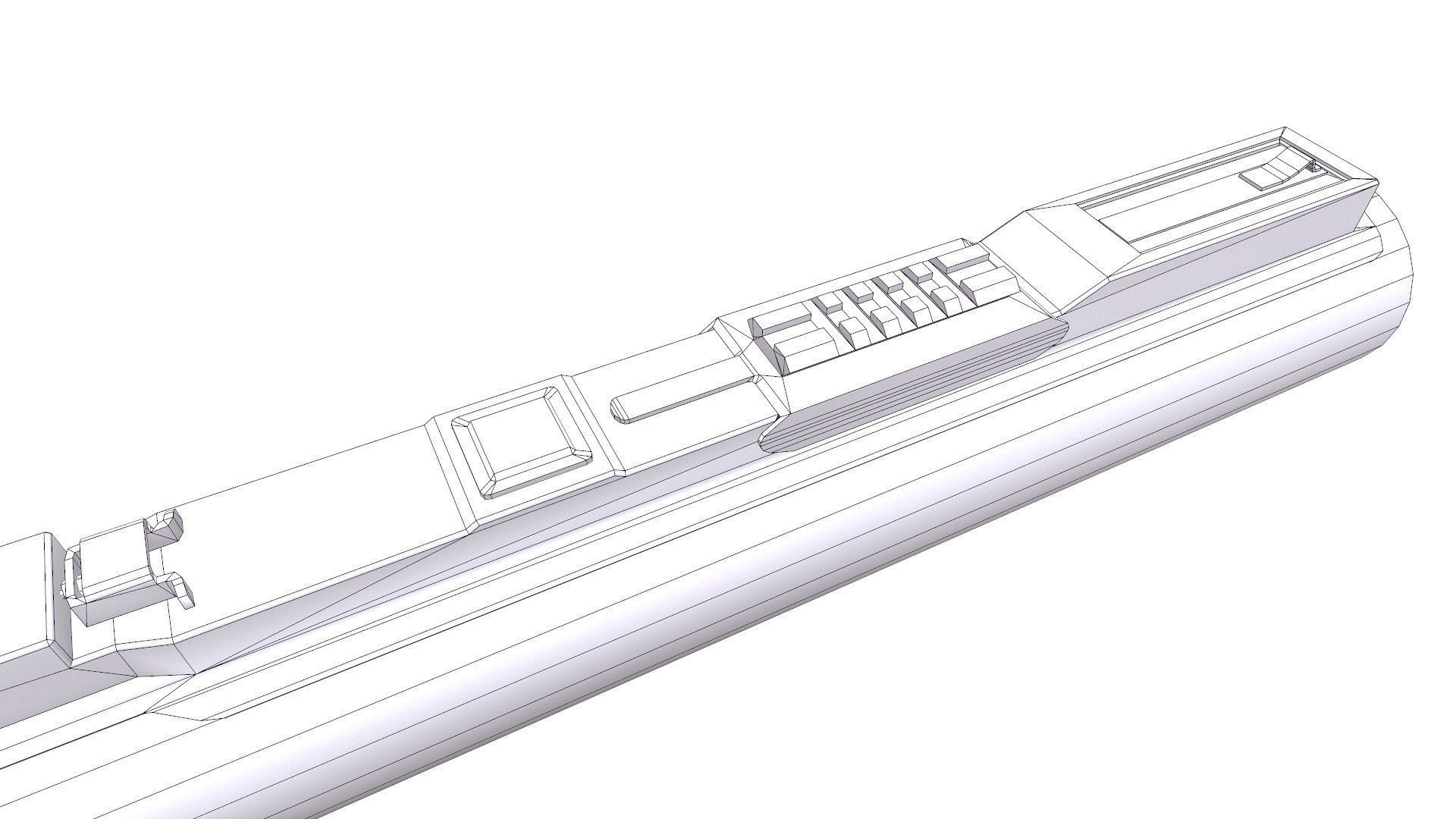 M72 LAW light Anti Tank Weapon Low-poly PBR Low-poly 3D model_36