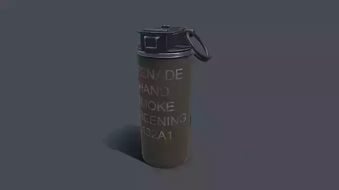 L132A1 Smoke Grenade Low-poly PBR