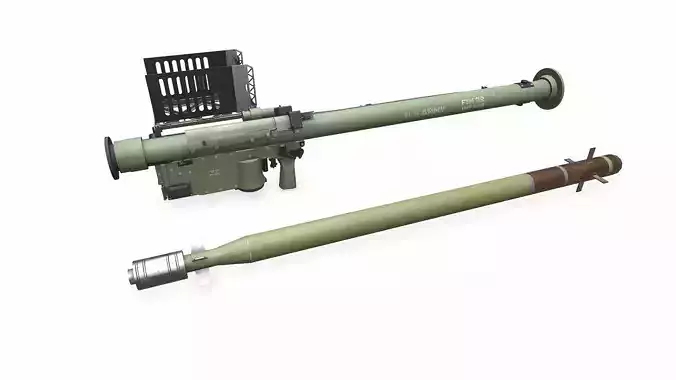 FIM-92 Stinger Anti Tank Rocket Launcher Low-poly PBR Low-poly 3D model