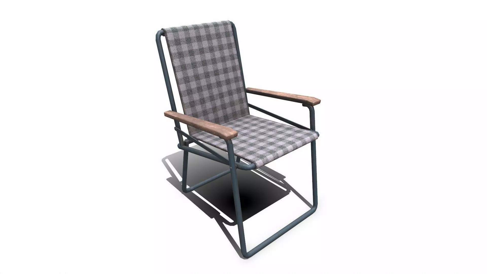 Chair Low-poly PBR Free low-poly 3D model