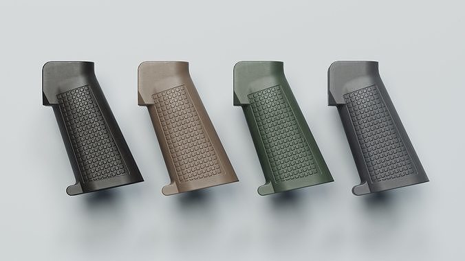 A3 Pistol Grip - Replica Low-poly 3D model
