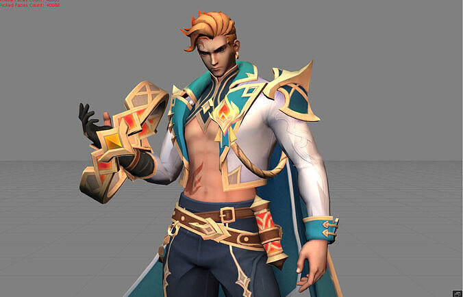 Valir Arcane Seeker Low-poly 3D model