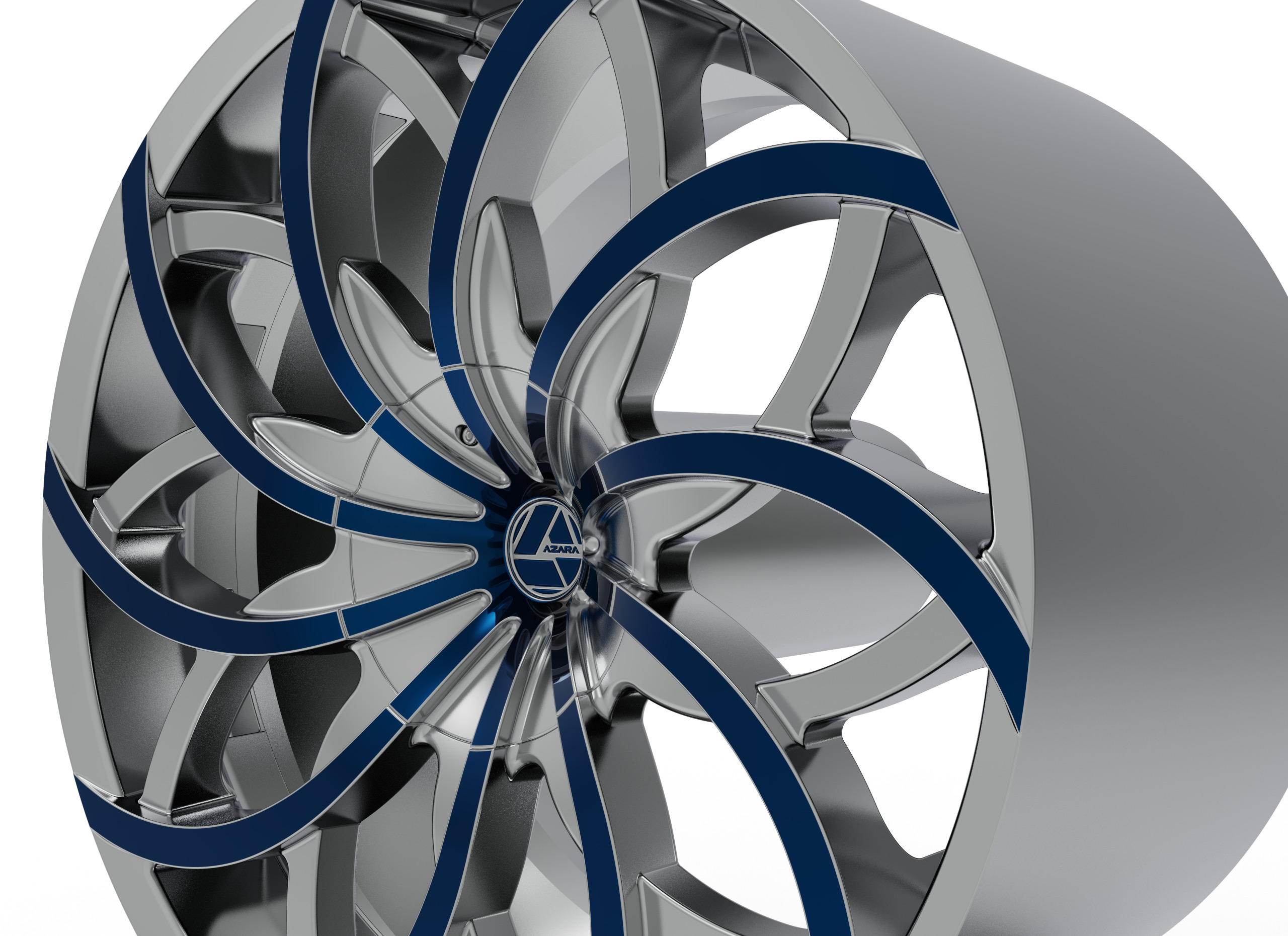 AZARA AZA-504 WHEEL 3D PRINT MODEL 3D print model_2