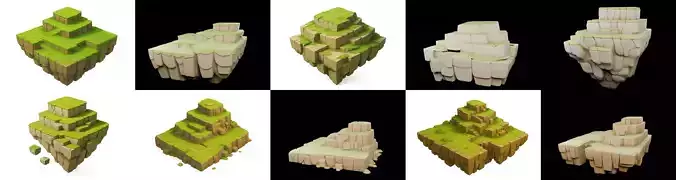 Platform game bundle 5 pack 53 glb