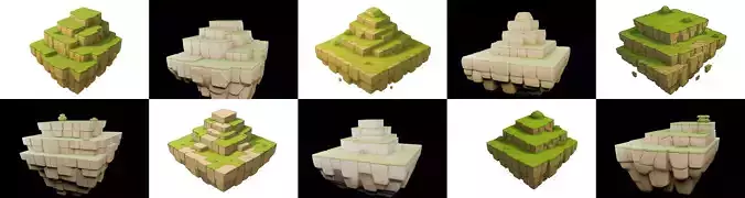 Platform game bundle 4 pack 100 glb