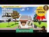 House 6x9m code 454- Sketchup 3D model 3D model 3D model_1