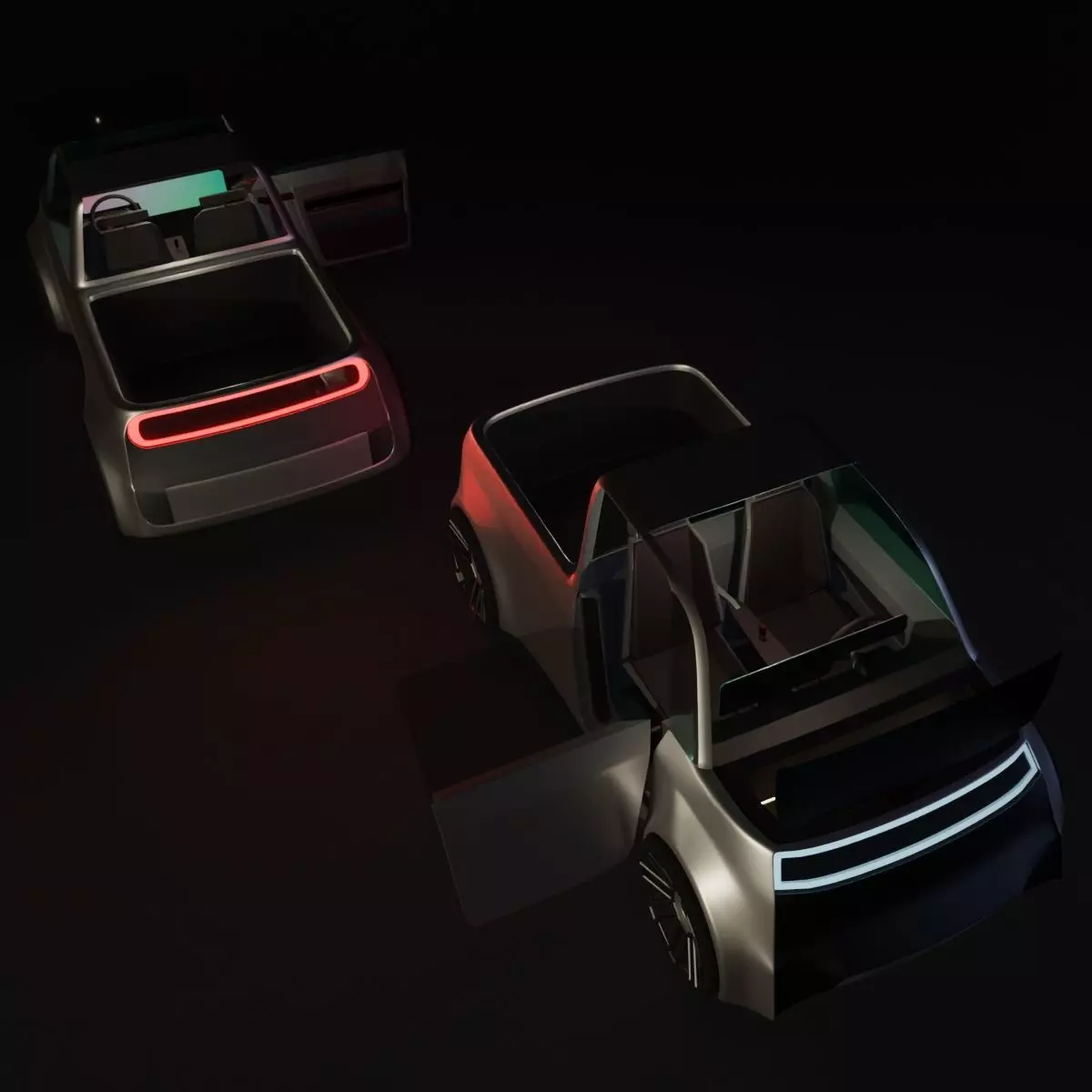 Concept styled pickup truck 3D model