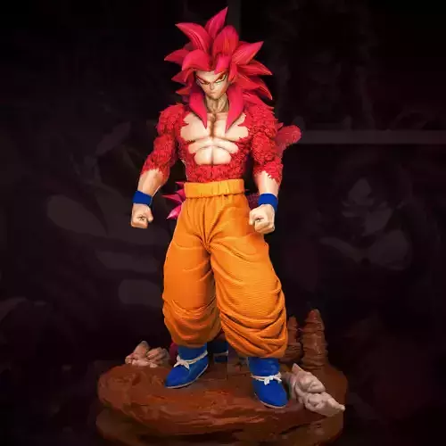 GOKU SSJ4 DAIMA  3D print model