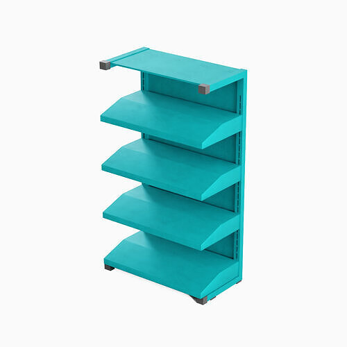 Medical Shelf 07 Low-poly 3D model