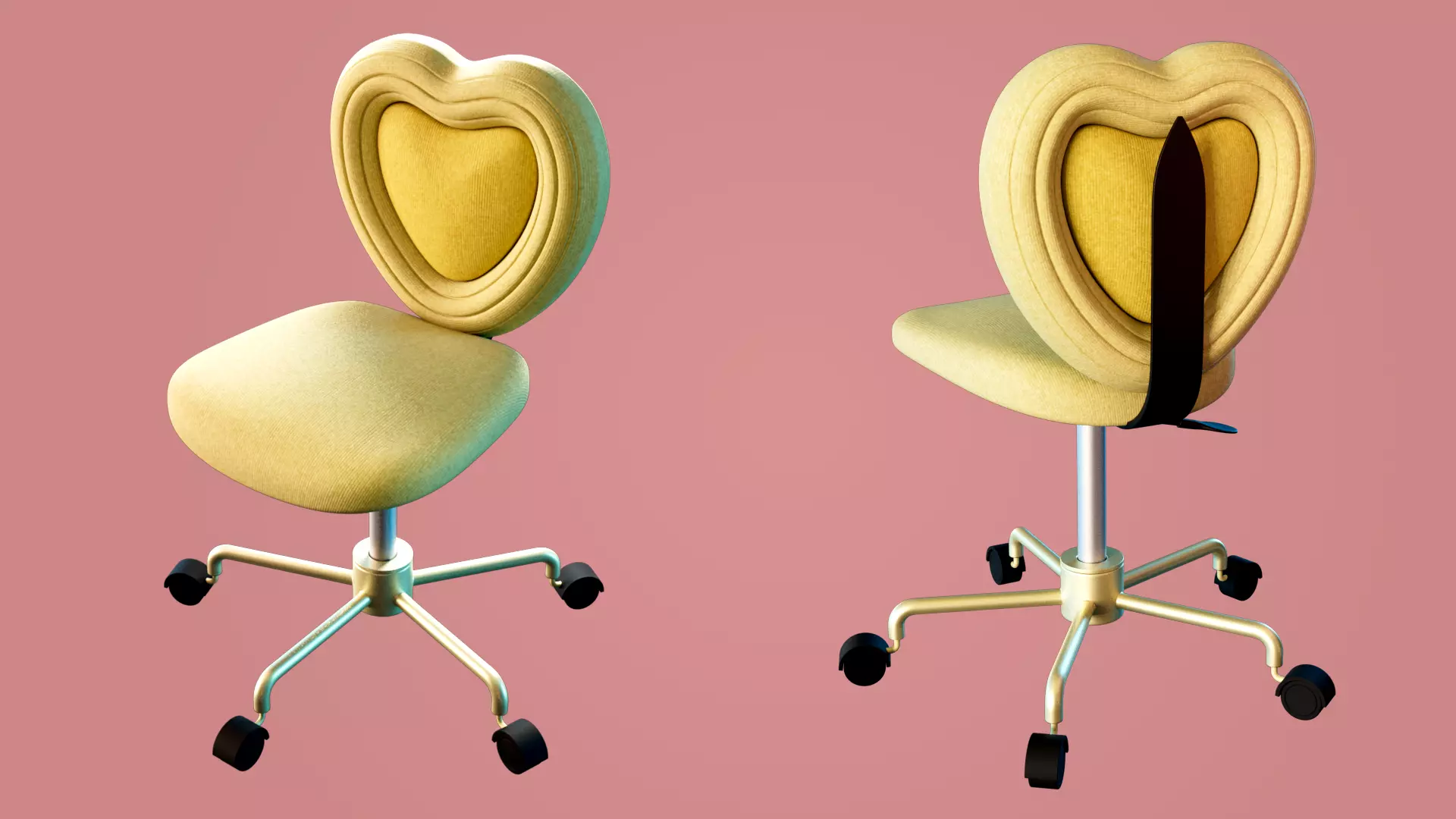 Chair MAYA Low-poly 3D model_0