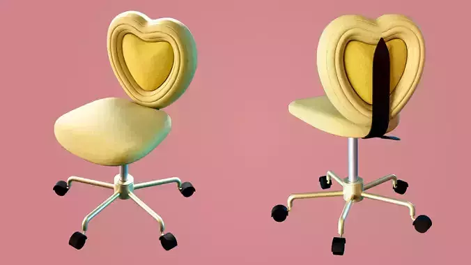 Chair MAYA Low-poly 3D model
