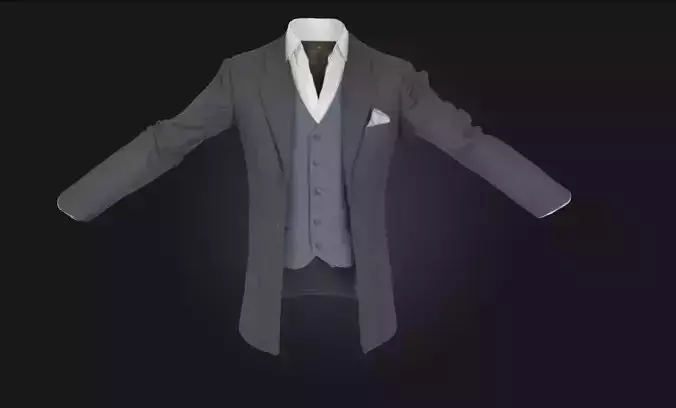 Tailored Elegance Formalwear Model for Business