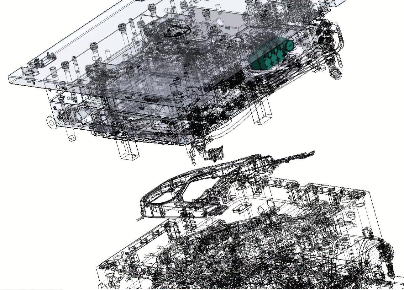 High-Precision Injection Mold for Automotive Car Door Panel Tool 3D model_18