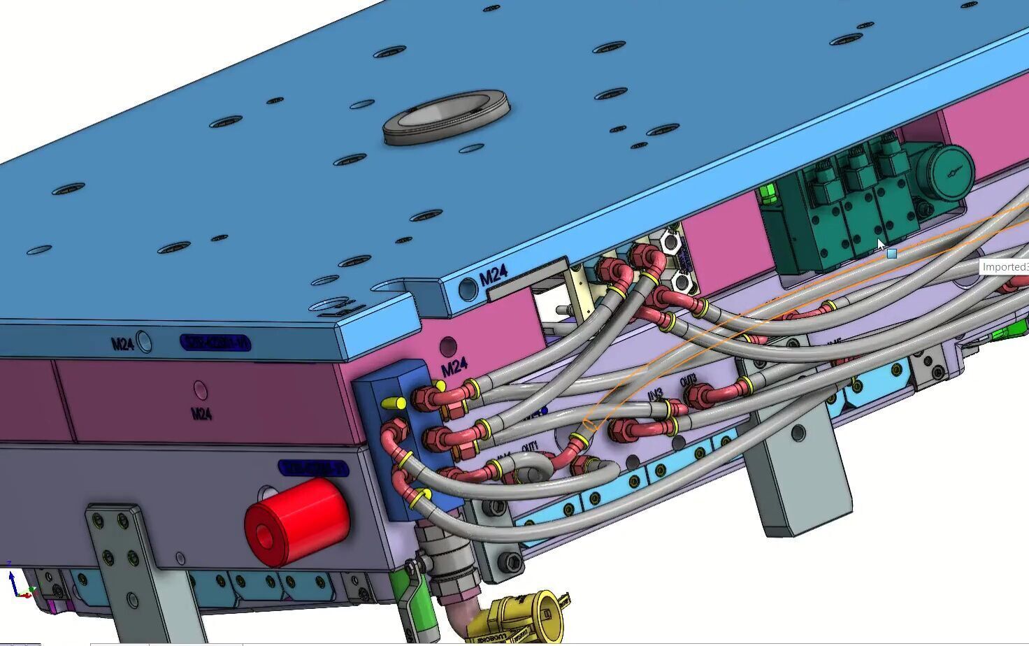 High-Precision Injection Mold for Automotive Car Door Panel Tool 3D model_17