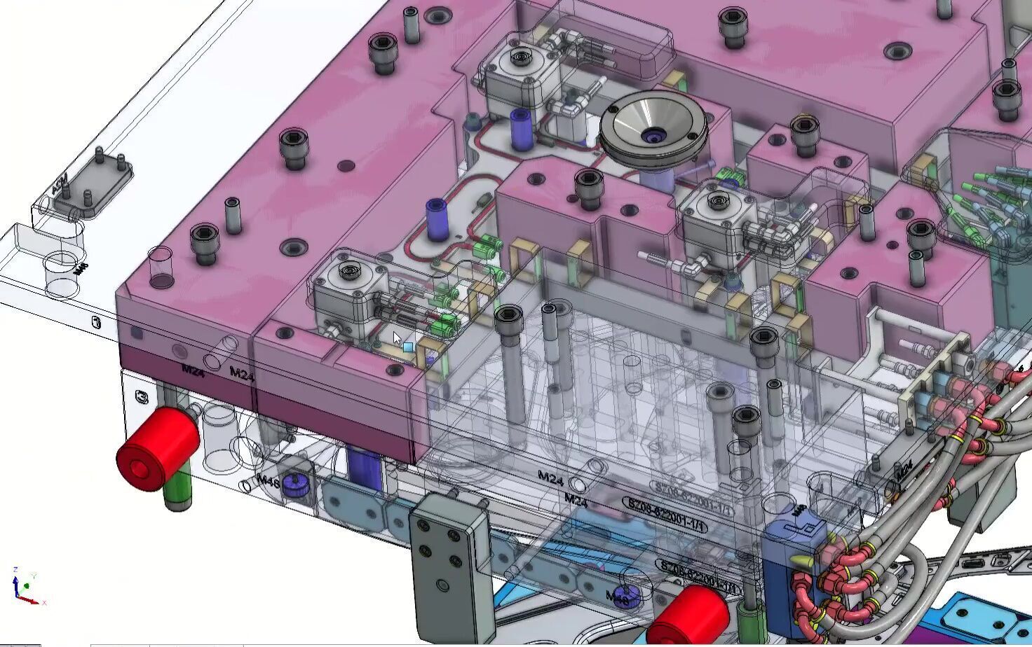 High-Precision Injection Mold for Automotive Car Door Panel Tool 3D model_22