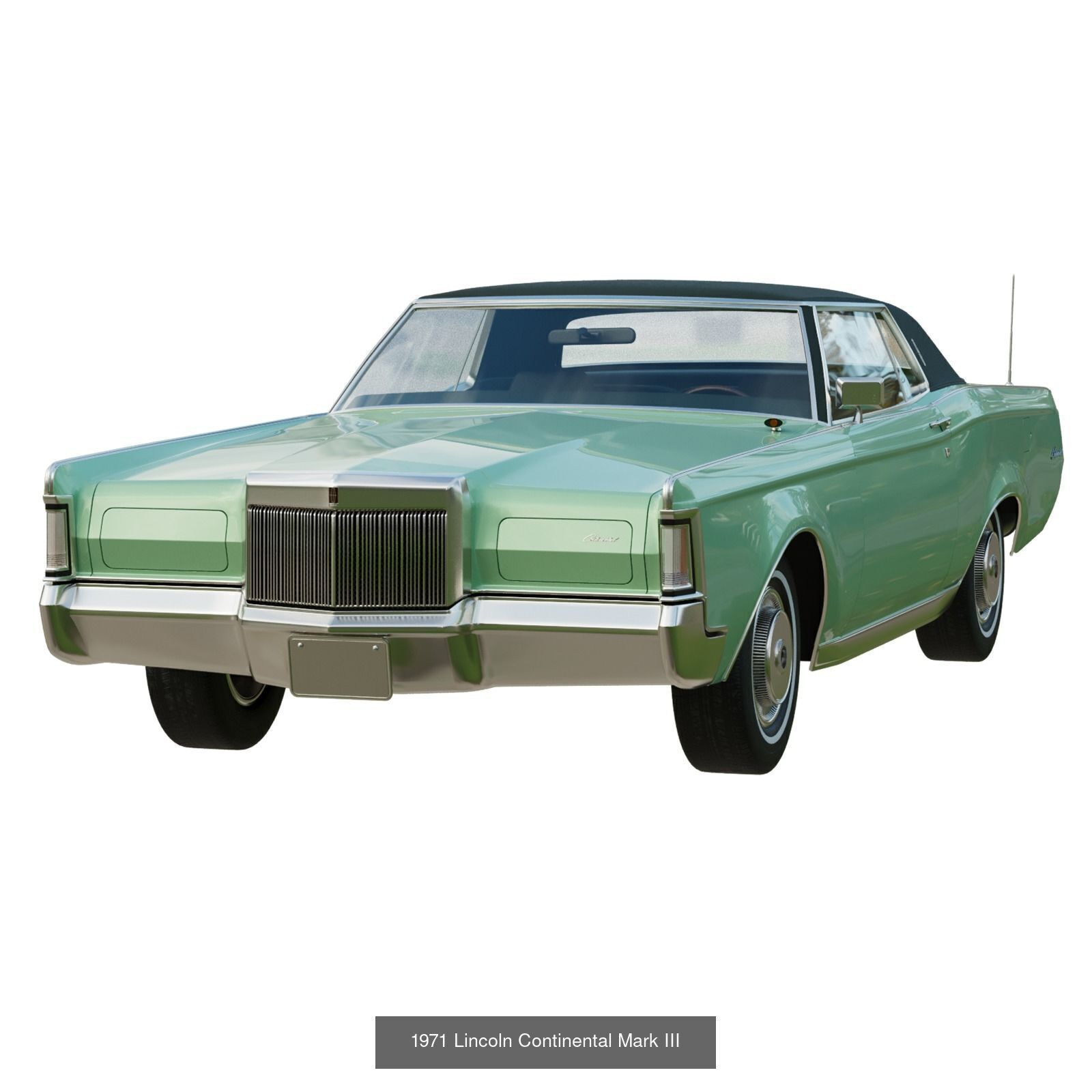 Retro car pack 3D Model Collection_2