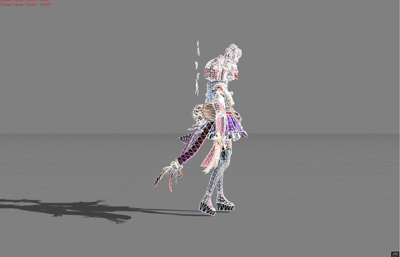 Angela Strings of Fate Low-poly 3D model_7