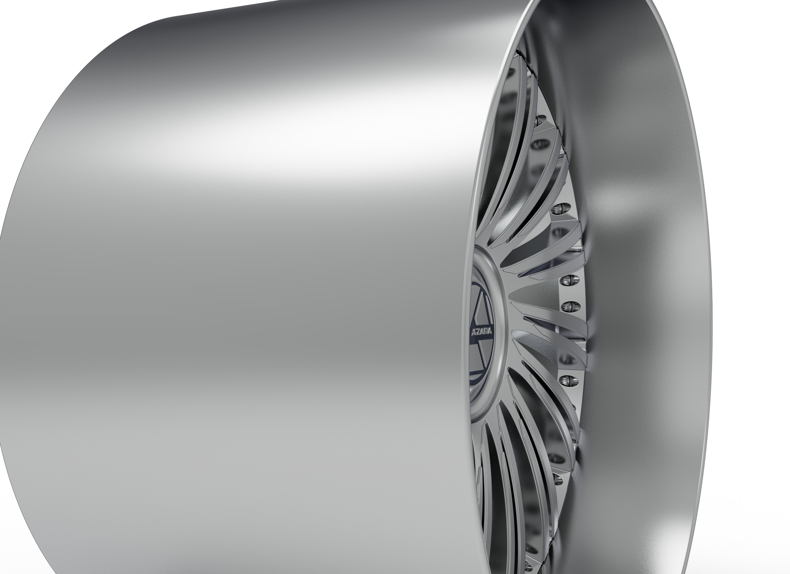 AZARA AZX-102 WHEEL 3D PRINT MODEL 3D print model_3