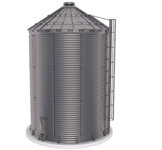 Grain Storage Bins Collection 3D model_17