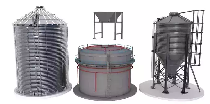 Grain Storage Bins Collection