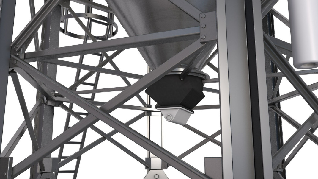 Grain Storage Bins Collection 3D model_20