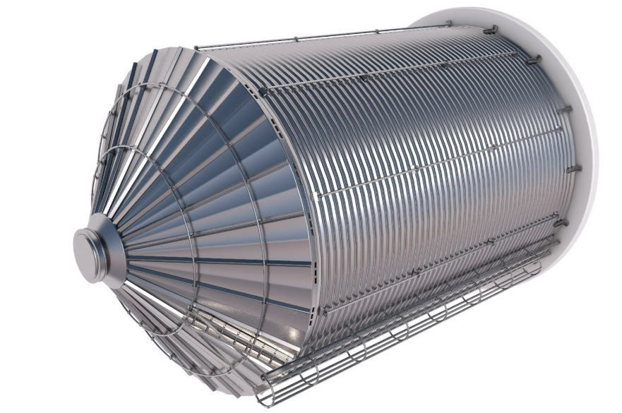 Grain Storage Bins Collection 3D model_7