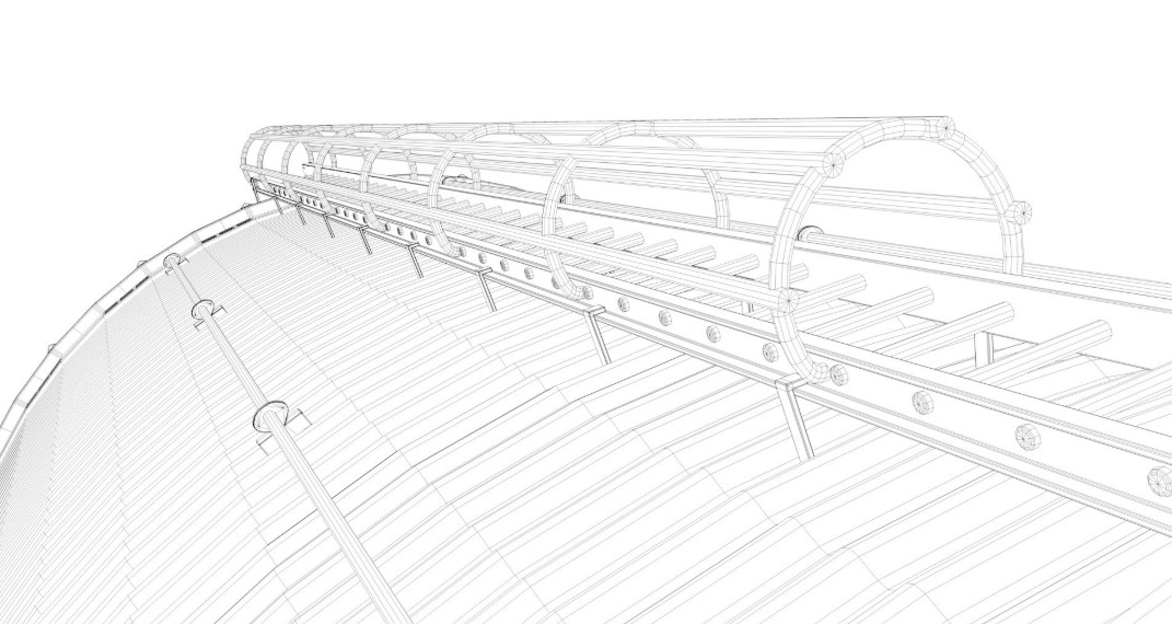 Grain Storage Bins Collection 3D model_26