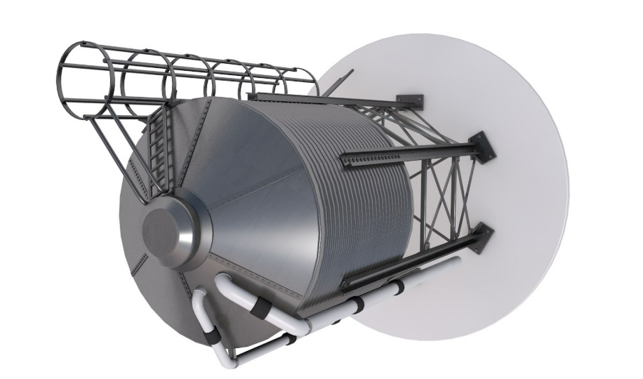 Grain Storage Bins Collection 3D model_12