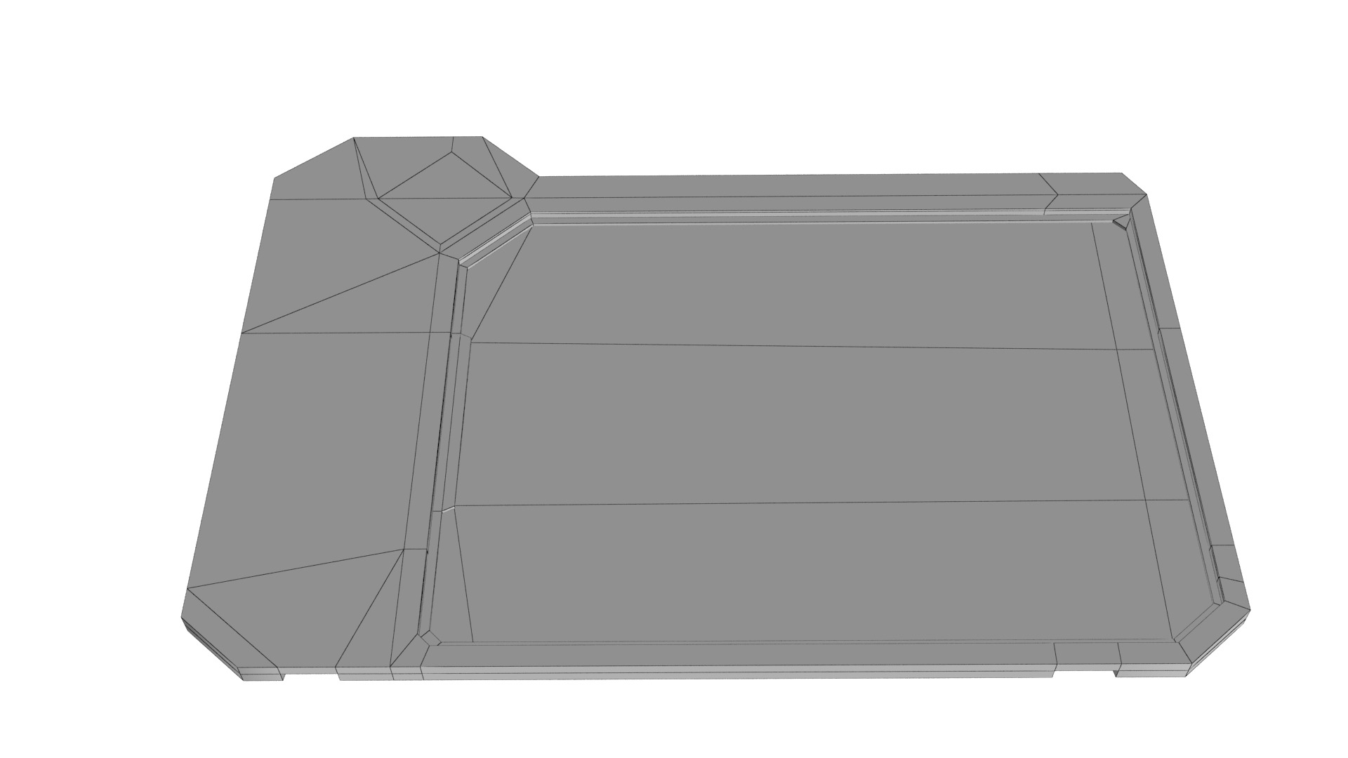 Sci-fi Touchpad 6 Low-poly 3D model_25