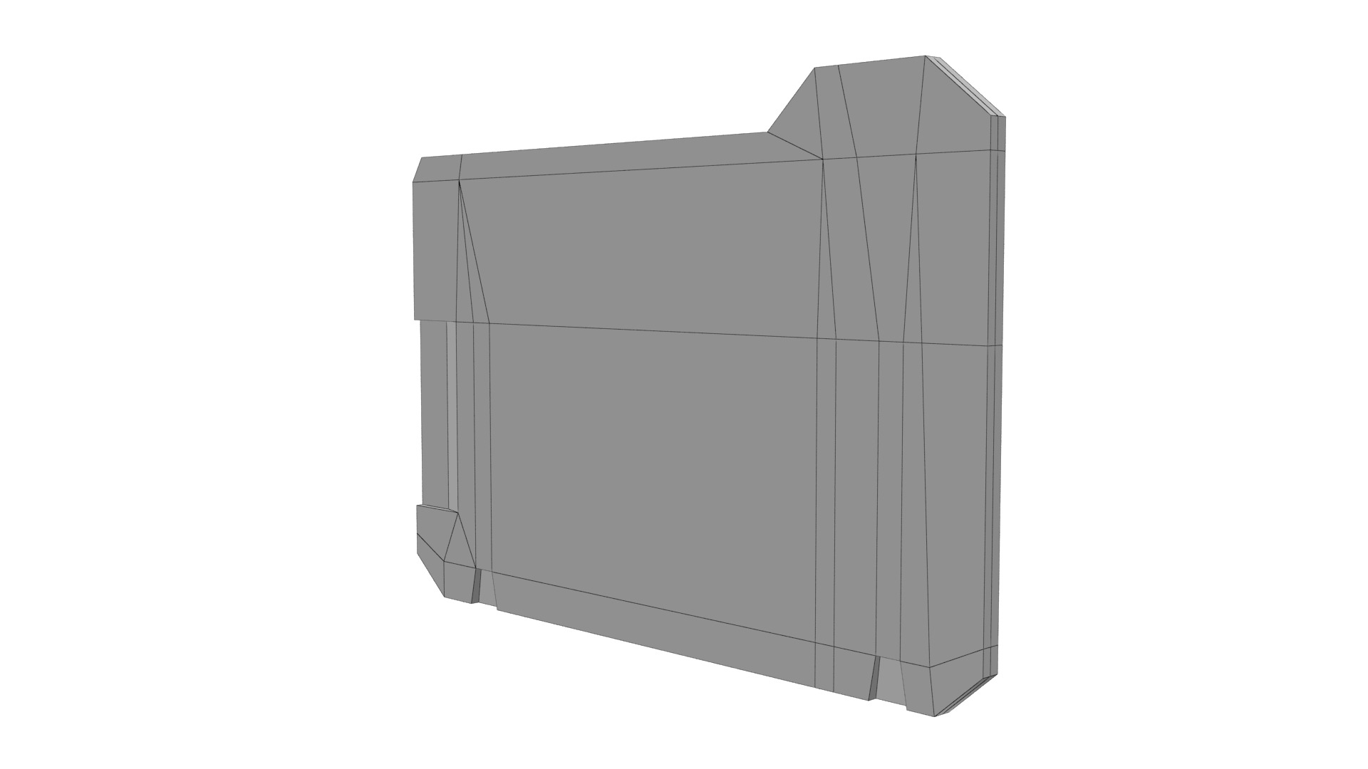 Sci-fi Touchpad 6 Low-poly 3D model_20