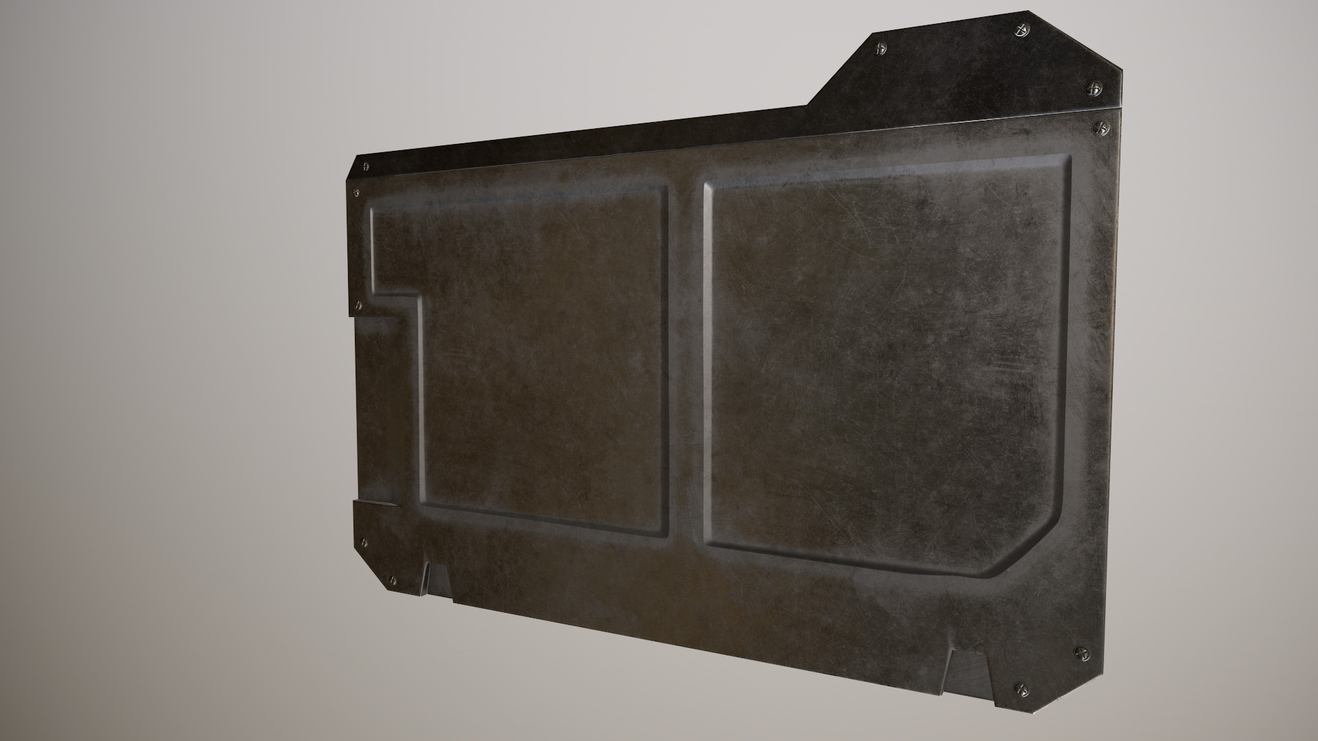 Sci-fi Touchpad 6 Low-poly 3D model_6