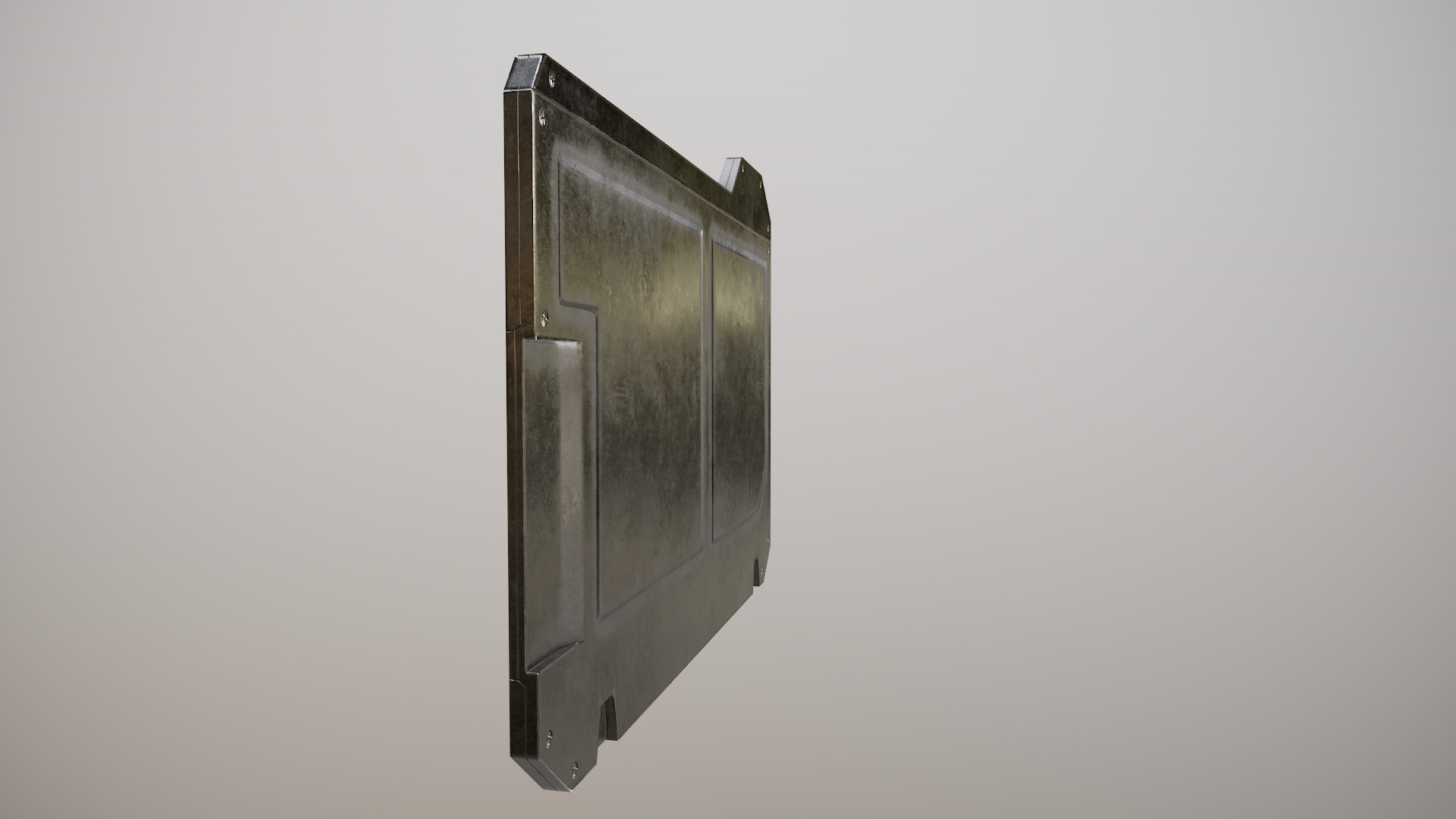 Sci-fi Touchpad 6 Low-poly 3D model_11