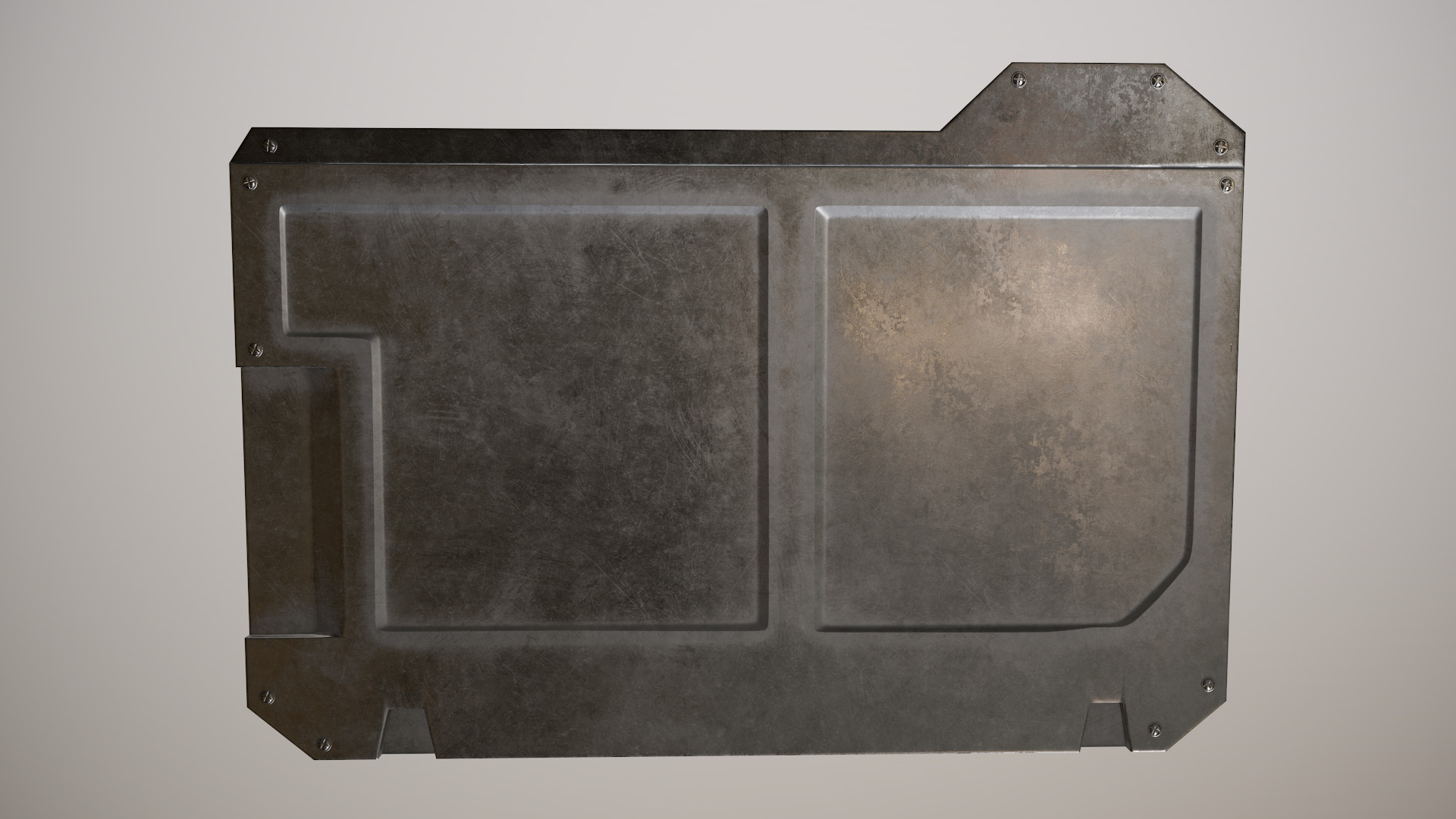 Sci-fi Touchpad 6 Low-poly 3D model_5