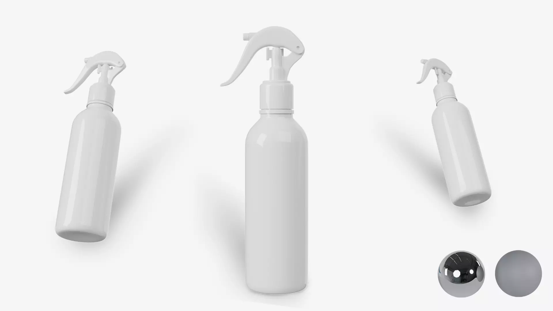 Cosmetic Spray Bottle  Low-poly 3D model_0