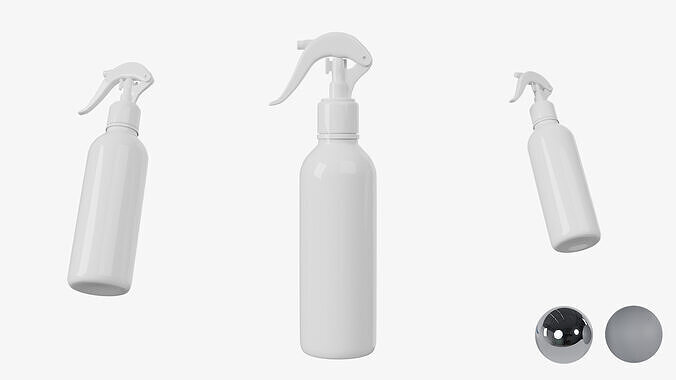 Cosmetic Spray Bottle  Low-poly 3D model