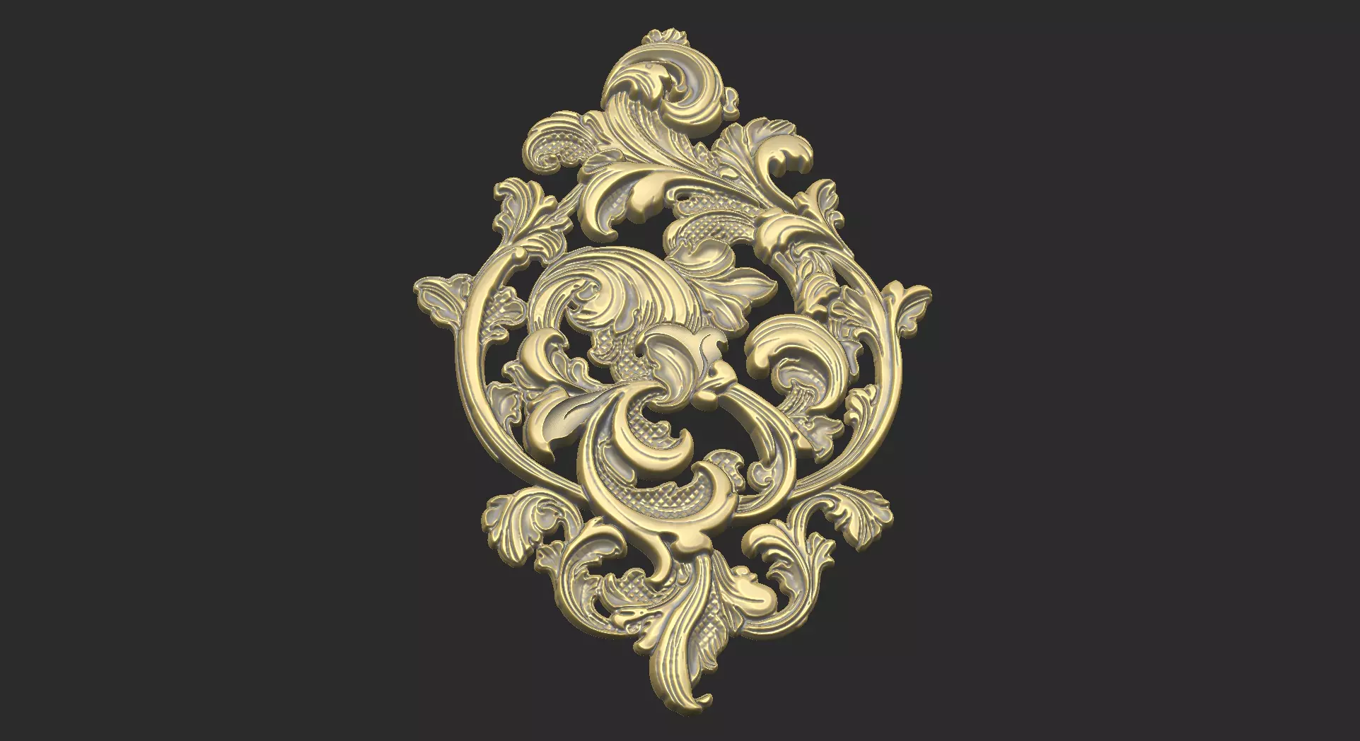 floral flower gothic design climbing design 3D print model_0