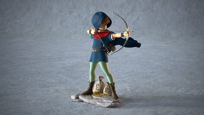 Robin Hood 3D print model