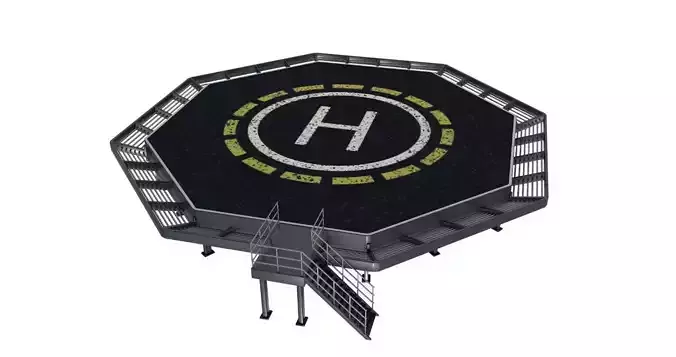 Heliport 3D model